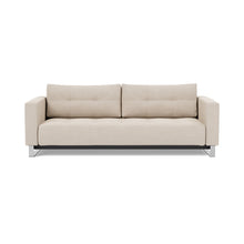 Load image into Gallery viewer, Cassius D.E.L. Sleeper Sofa front view - 612 Blida Sand Grey