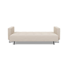 Load image into Gallery viewer, Cassius D.E.L. Sleeper Sofa 03 bed front - 612 Blida Sand Grey