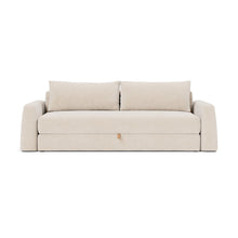 Load image into Gallery viewer, Cone Sleeper Sofa front view - 255 Adario Basmati