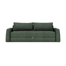Load image into Gallery viewer, Cone Sleeper Sofa front view - 281 Avella Pine Green