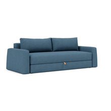 Load image into Gallery viewer, Cone Sleeper Sofa 3/4 sofa view - 302 Weda Blue