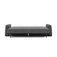 Load image into Gallery viewer, Cone Sleeper Sofa bed front view - 350 Taura Deep Grey
