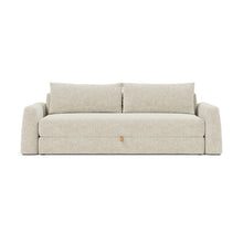 Load image into Gallery viewer, Cone Sleeper Sofa front view - 357 Taura Off White