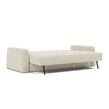 Load image into Gallery viewer, Cone Sleeper Sofa 3/4 bed view - 357 Taura Off White