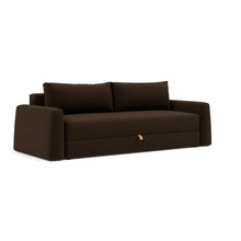 Load image into Gallery viewer, Cone Sleeper Sofa 3/4 sofa view - 358 Taura Chocco