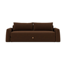 Load image into Gallery viewer, Cone Sleeper Sofa front view - 359 Taura Cappuccino
