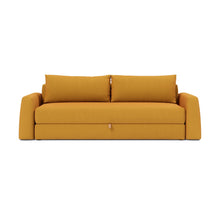 Load image into Gallery viewer, Cone Sleeper Sofa front view - 507 Elegance Burned Curry