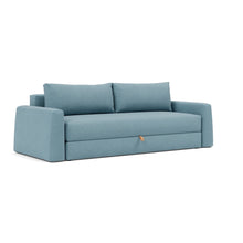 Load image into Gallery viewer, Cone Sleeper Sofa 3/4 sofa view - 525 Mixed Dance Light Blue