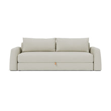 Load image into Gallery viewer, Cone Sleeper Sofa front view - 527 Mixed Dance Natural