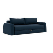 Load image into Gallery viewer, Cone Sleeper Sofa 3/4 sofa view - 528 Mixed Dance Blue