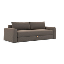 Load image into Gallery viewer, Cone Sleeper Sofa 3/4 sofa view - 530 Bouclé Taupe