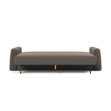 Load image into Gallery viewer, Cone Sleeper Sofa bed front view - 530 Bouclé Taupe