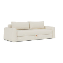 Load image into Gallery viewer, Cone Sleeper Sofa 3/4 sofa view - 531 Bouclé Off White