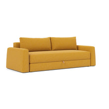 Load image into Gallery viewer, Cone Sleeper Sofa 3/4 sofa view - 536 Bouclé Ochre