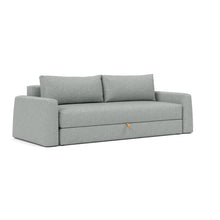 Load image into Gallery viewer, Cone Sleeper Sofa 3/4 sofa view - 538 Melange Light Grey