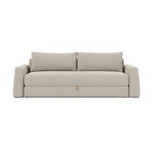 Load image into Gallery viewer, Cone Sleeper Sofa front view - 539 Bouclé Beige