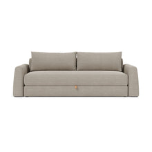 Load image into Gallery viewer, Cone Sleeper Sofa front view - 579 Kenya Gravel