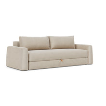Load image into Gallery viewer, Cone Sleeper Sofa 3/4 sofa view - 586 Phobos Latte