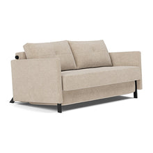 Load image into Gallery viewer, Innovation Living Neah Full Sleeper Sofa with Standard Arms - Adario Basmati - sofa front