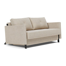 Load image into Gallery viewer, Innovation Living Neah Full Sleeper Sofa with Standard Arms - Adario Basmati - sofa front