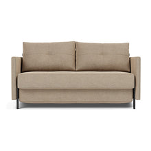Load image into Gallery viewer, Innovation Living Neah Full Sleeper Sofa with Standard Arms - Adario Basmati - sofa front