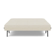Load image into Gallery viewer, Cubed Full Sleeper Sofa with Chrome Legs, 365 Halifax Shell, bed front