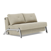Load image into Gallery viewer, Cubed Full Sleeper Sofa with Chrome Legs, 366 Halifax Antique, sofa 3/4