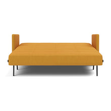 Load image into Gallery viewer, Cubed Queen Sleeper Sofa with Arms, 507 Elegance Burned Curry, bed front