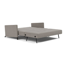 Load image into Gallery viewer, Cubed Queen Sleeper Sofa with Arms, 521 Mixed Dance Grey, bed 3 4