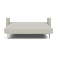 Load image into Gallery viewer, Cubed Queen Sleeper Sofa with Arms, 527 Mixed Dance Natural, bed front