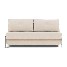 Load image into Gallery viewer, Cubed Queen Sleeper Sofa with Chrome Legs