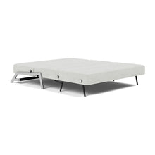 Load image into Gallery viewer, Cubed Queen Sleeper Sofa with Chrome Legs