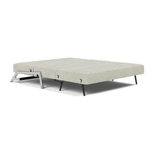 Load image into Gallery viewer, Cubed Queen Sleeper Sofa with Chrome Legs