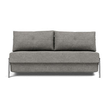 Load image into Gallery viewer, Cubed Queen Sleeper Sofa with Chrome Legs