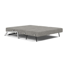 Load image into Gallery viewer, Cubed Queen Sleeper Sofa with Chrome Legs