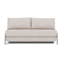 Load image into Gallery viewer, Cubed Queen Sleeper Sofa with Chrome Legs