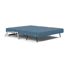 Load image into Gallery viewer, Cubed Queen Sleeper Sofa with Chrome Legs