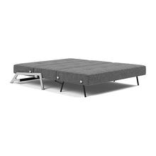 Load image into Gallery viewer, Cubed Queen Sleeper Sofa with Chrome Legs