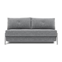 Load image into Gallery viewer, Cubed Queen Sleeper Sofa with Chrome Legs