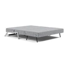 Load image into Gallery viewer, Cubed Queen Sleeper Sofa with Chrome Legs