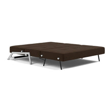 Load image into Gallery viewer, Cubed Queen Sleeper Sofa with Chrome Legs