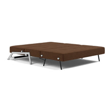 Load image into Gallery viewer, Cubed Queen Sleeper Sofa with Chrome Legs