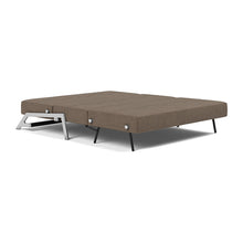 Load image into Gallery viewer, Cubed Queen Sleeper Sofa with Chrome Legs