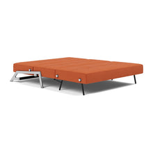 Load image into Gallery viewer, Cubed Queen Sleeper Sofa with Chrome Legs
