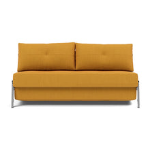 Load image into Gallery viewer, Cubed Queen Sleeper Sofa with Chrome Legs