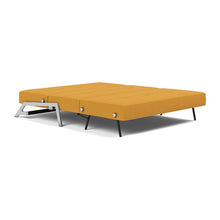 Load image into Gallery viewer, Cubed Queen Sleeper Sofa with Chrome Legs