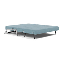 Load image into Gallery viewer, Cubed Queen Sleeper Sofa with Chrome Legs