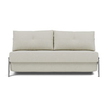 Load image into Gallery viewer, Cubed Queen Sleeper Sofa with Chrome Legs