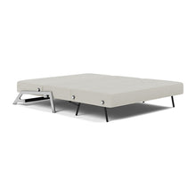 Load image into Gallery viewer, Cubed Queen Sleeper Sofa with Chrome Legs