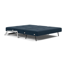 Load image into Gallery viewer, Cubed Queen Sleeper Sofa with Chrome Legs